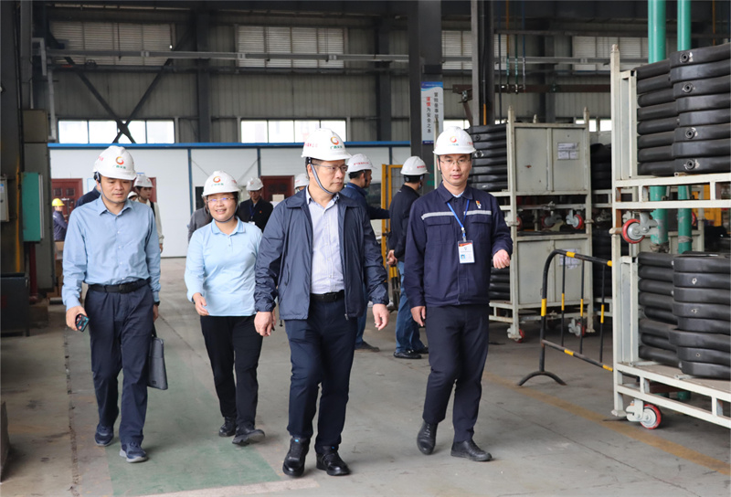 集團公司黨委副書記、董事、工會主席張俊雄到柳州格瑞米公司調研